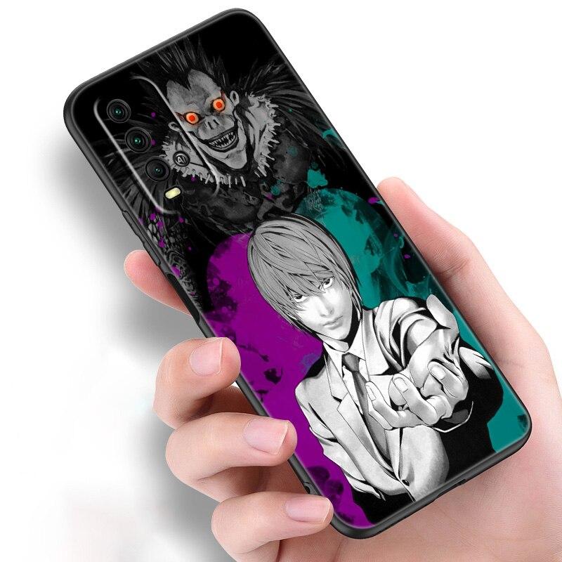 Anime Manga Death Note Ryuk Silikon Handyhülle Für Xiaomi Redmi Note 11 10 9 8 Pro 11T 10T 10S 9S 8T 9 9A 9C 9T Schwarze Hülle