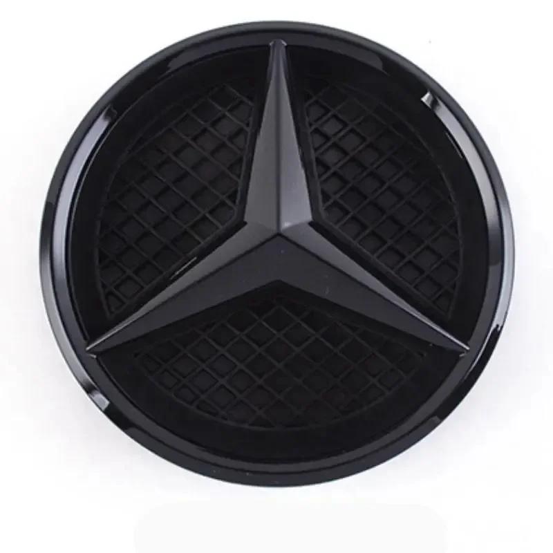 

2025 Hot Car Sticker 1pcs 3D Car Grill Emblem Star Badge Front Grill Logo For Mercedes Benz w204 w205 w176 w253 w177 GLC GLE A-W176 2013-2018