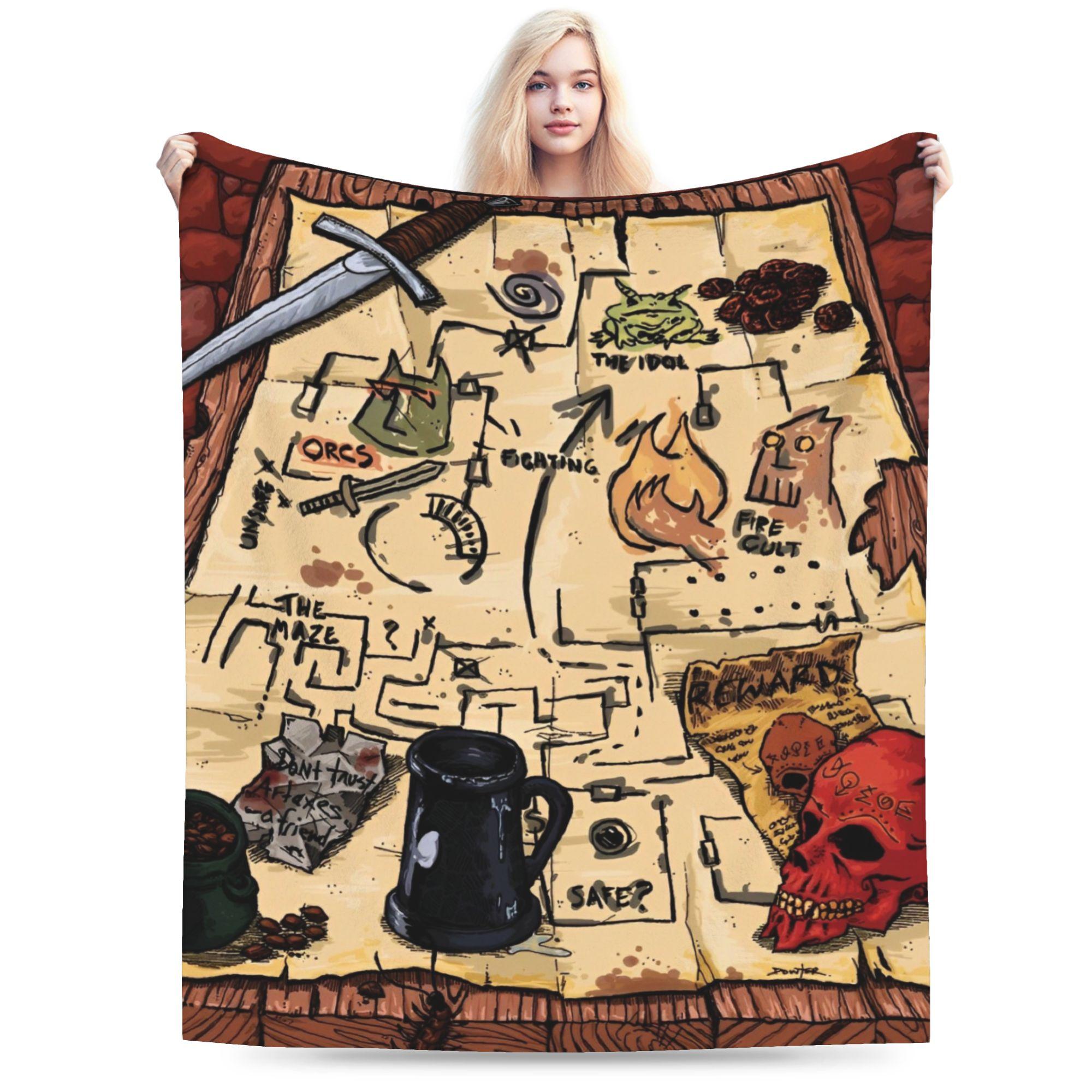 

DND Blanket Plush Awesome Soft Throw Blanket for Home All Season 200x150cm