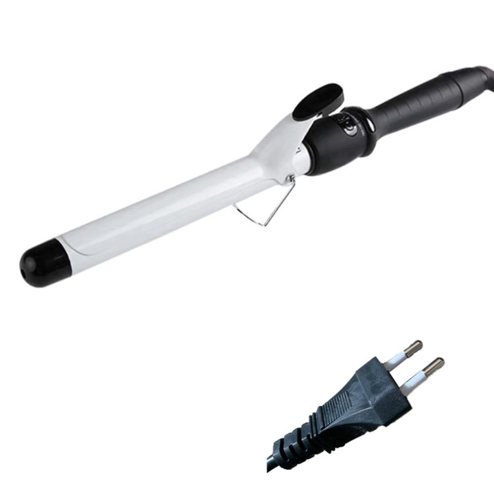 28mm Barrel Electric Curling Iron Plastic Casing Anti Scalding Curling Wand 360 Degree Rotation Top Insulation