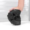 Mens Safety Work Shoes Breathable Knit Upper Steel Toe Anti-Puncture Slip Resistant Low Cut Black