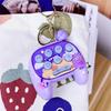 Squeak Toy Cartoon Keychain Stress Relief Gopher Game Machine Keychain Mini Bag Pendant  Small Gift