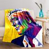 Colorful Geometric Portrait Blanket for All Seasons Blanket Lunch Break Throw Gift