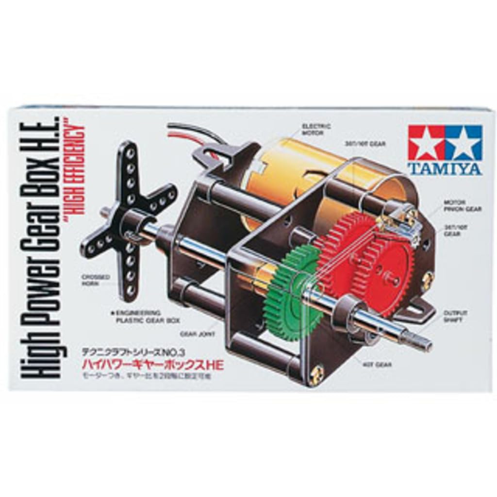 Tamiya Technicraft Series 3 High Power Gearbox HE 72003 No.