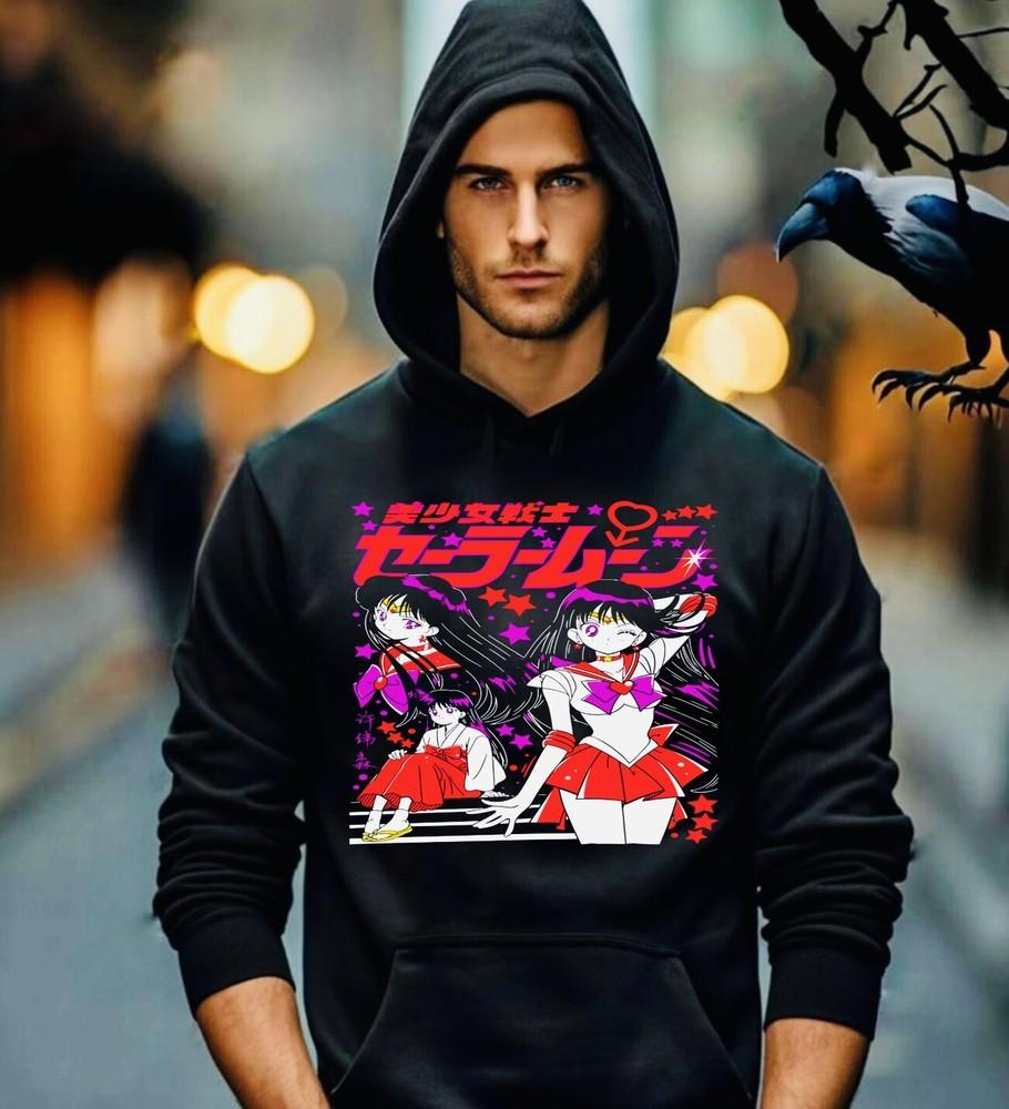 

Anime hoodie cartoon Jupiter,saturn,pluto,crystal,uranus Anime Manga L