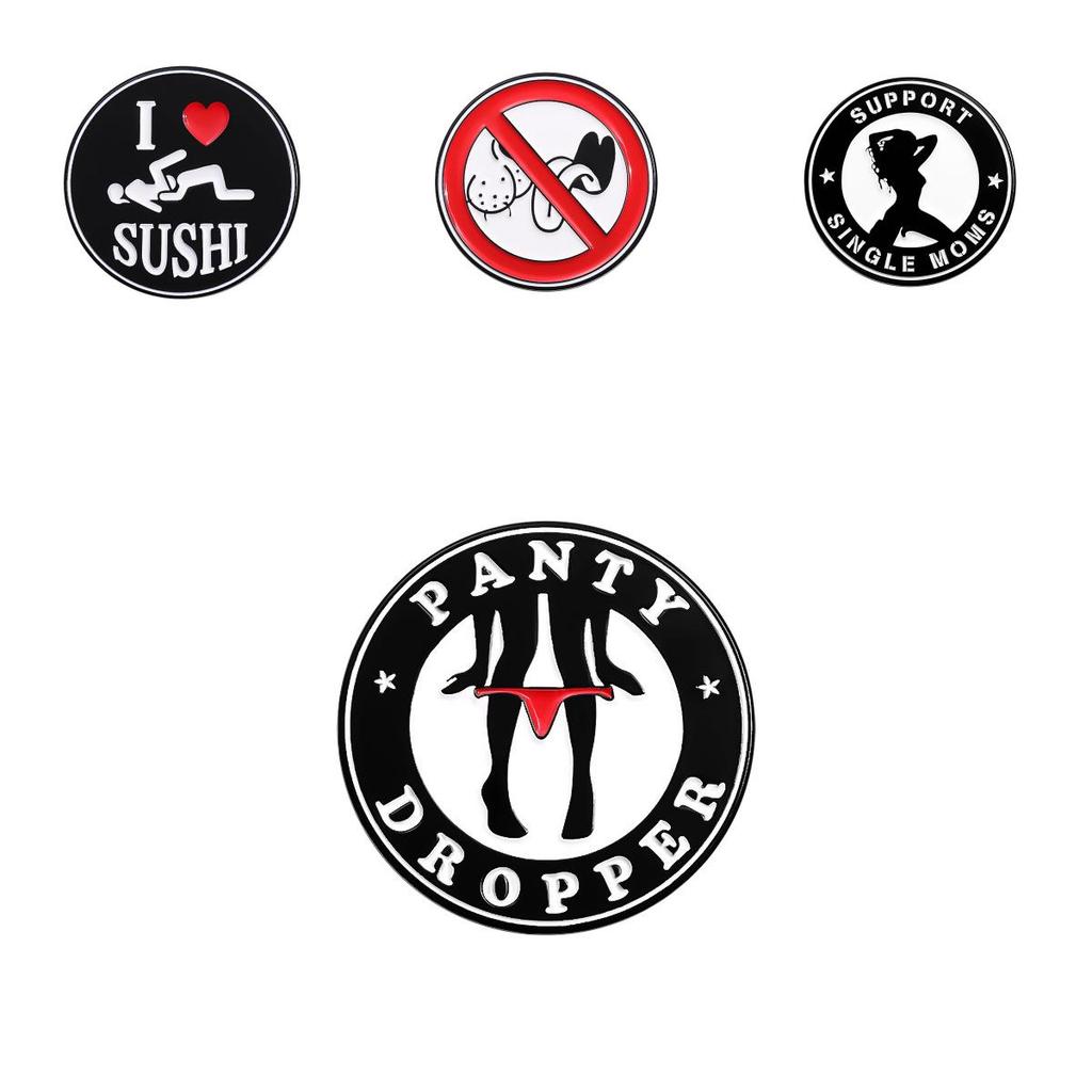 Brooch Alloy Multifunctional With Playful Cartoon Design For Wear Everyday
