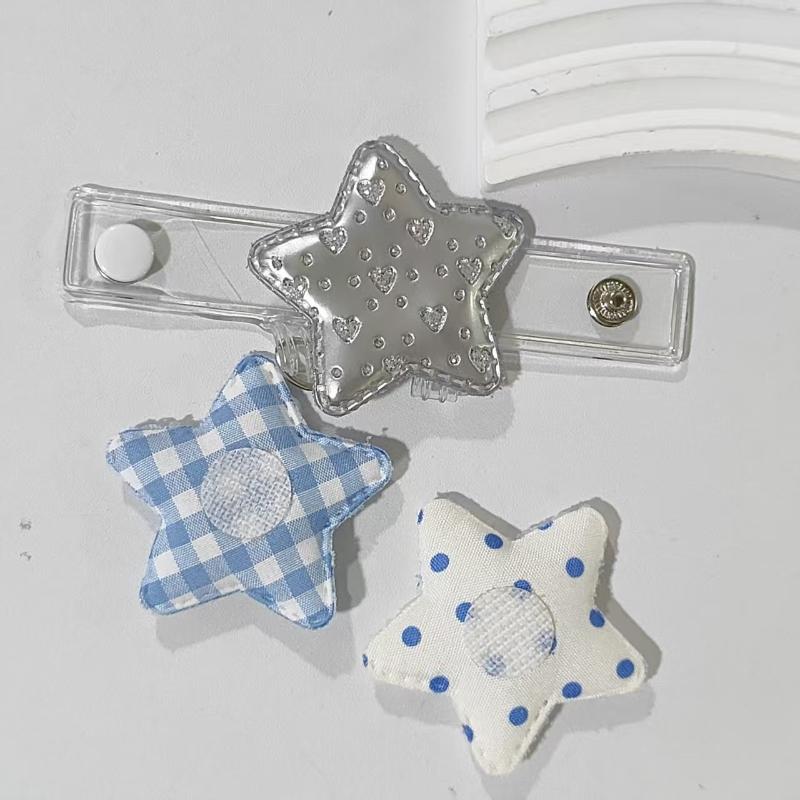 Ins Style Cartoon Wings Stars Hanging Buckle Extension Buckle Pendant Display Buckle Diy Jewelry Accessories Bag Charm Pendant