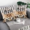 Cartoon Animal Print Cushion Cover Cat Dog Cushion Cover Car Sofa Home Decor Pillow Cover
