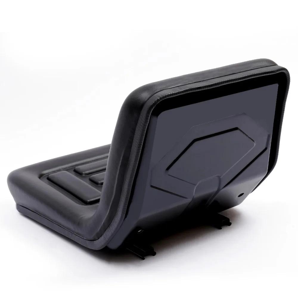 Waterproof Tractor Seat with Drainage Holes Adjustable Design Universal Replacement Seat for Riding Lawn Mower Forklift Go Kart