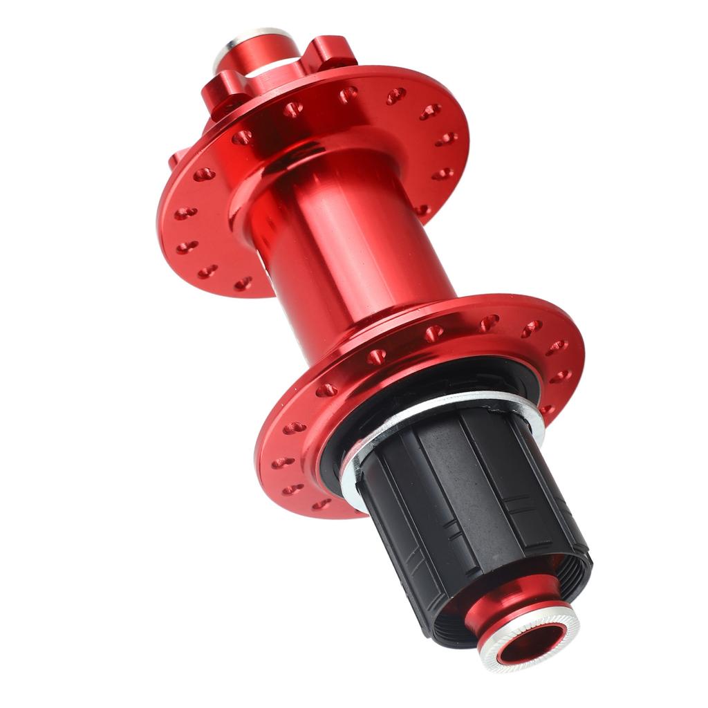 32 Hole Mountain Bike Hub 4 Bearing 12x148mm CNC Cutting Process Bike Rear Hub for Replacement Red
