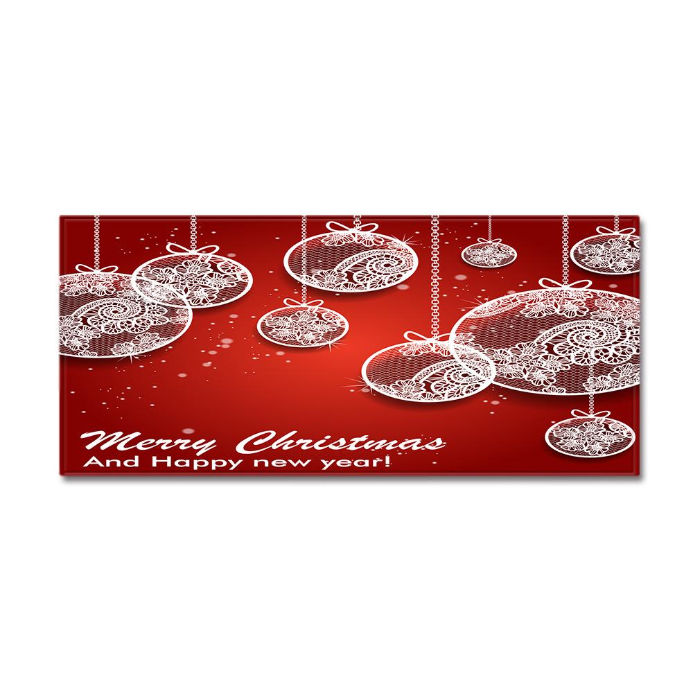 

Christmas Kitchen Sand Carpet Doormat Long Floor Mat 40*60cm