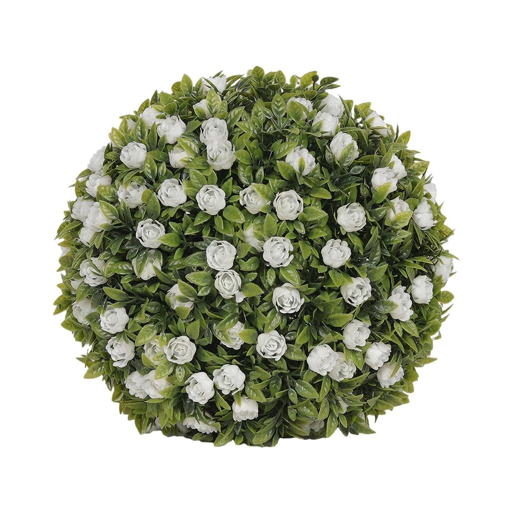 Simulerad Växt Blomma Hängande Topiary-boll, 7,8 tum Realistisk Form PE-material för Tak, Träd, Heminredning