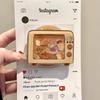 Cartoon Animal MagSafe Magnetic Stand: Strong, Retractable, Desktop Holder