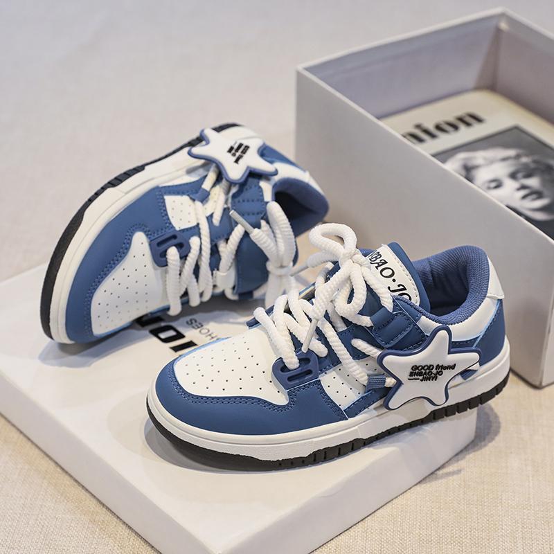 Boys shoes sneakers  new fall and winter children's low top board shoes Girl student tide brand ugly cute bread shoes