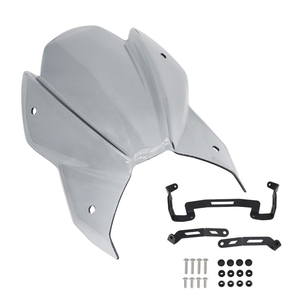 Fit for S950 Motorcycle Visor Windshield Windscreen Spoiler Air Deflector Screen Optimal Clear View Adjustable Universal