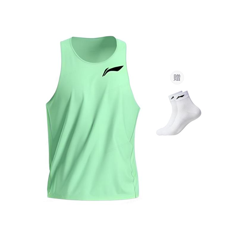 Li Ning Football SS25 Tank Top Men's Cooling Green YVSV025-2