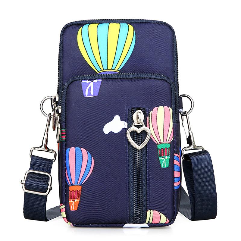 Large Screen Portable Mobile Phone Bag Spring and Summer Mini Small Bag Female Messenger Bag Mobile Phone Bag Change Bag Neck Cloth Bag