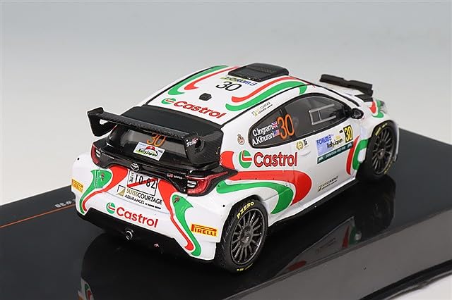 IXO Toyota GR Yaris Rally 2 Castrol 2024 Rally Japan Kiulani with Light Pods 1/43 #30 C. Ingram/A.