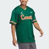 adidas Miami Reverse Retro Replica Baseball Jersey Dark Green Men Streetwear IN2017