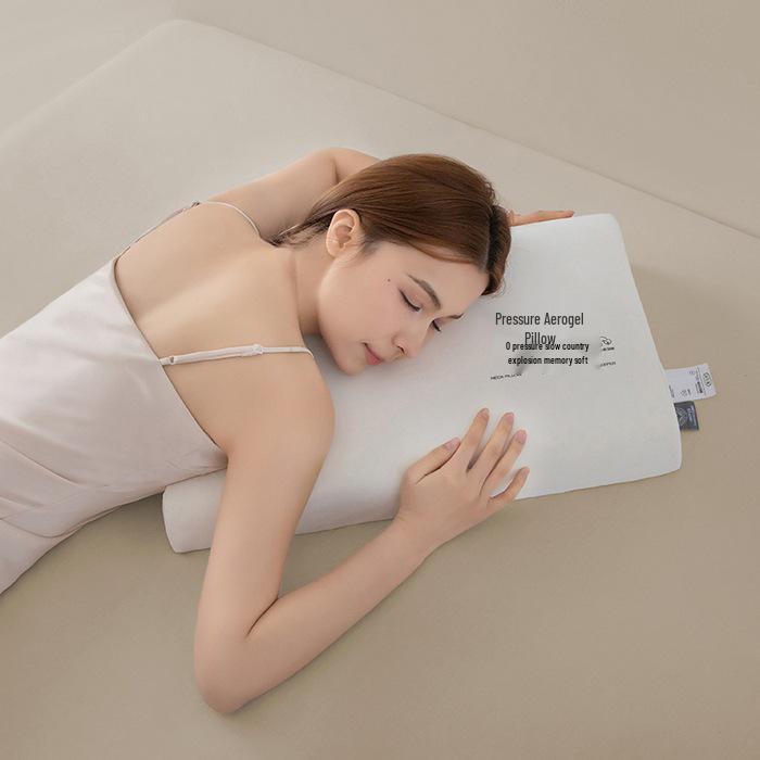 Ergonomic Wave Memory Foam Neck Pillow with Zero Pressure Recovery