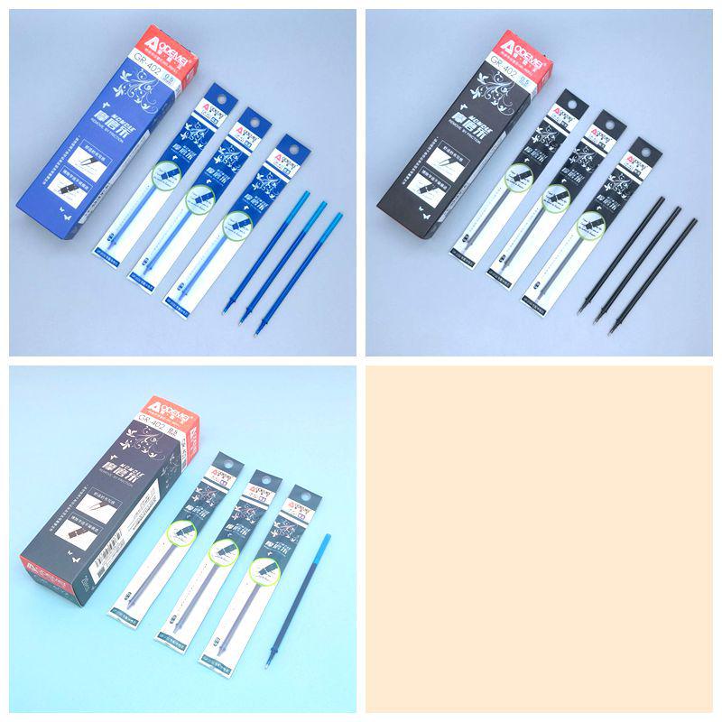

382 Transparent Core Erasable Gel Pen Refill 0.5mm for Office, Business, or Student Use Blue Crystal [20 pcs/box]