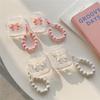 Bow Transparent Earphone Cover For Apple Airpod4 Bluetooth Protective Cover Airpodpro Bead Bracelet 3