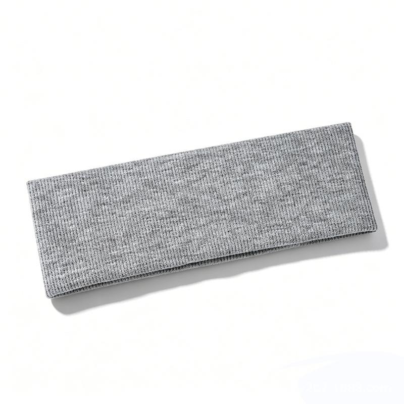 Wide-edged elastic hair band, women's face wash, makeup versatile headband, ribbed sports knitted headgear, headband.
