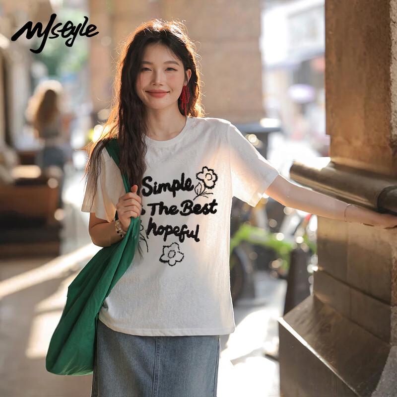 MJ STYLE Women s Cotton Short Sleeve T-Shirt 2XL