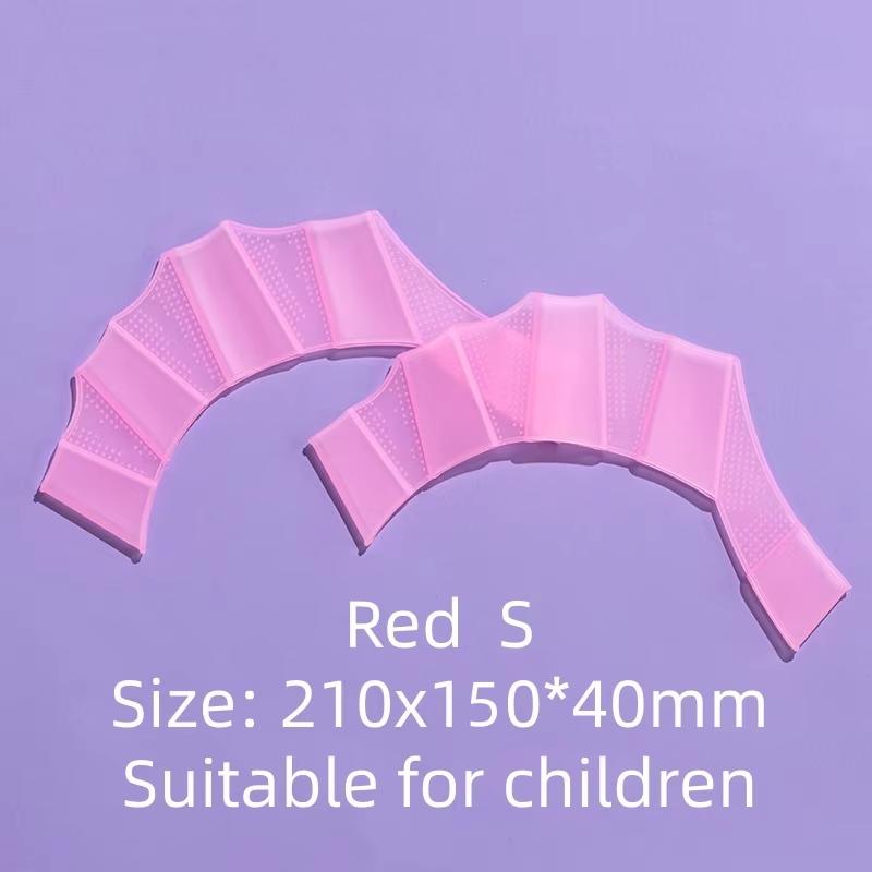 

1 Pair Fun Silicone Swim Fins Hand Webbed Gloves Paddles Pro Training Swim Gear for Adults Men Women Kids Pool Water Sports Gift