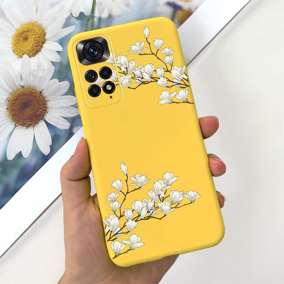 New For Xiaomi Redmi Note 11 4G Case Cute Cartoon Soft Silicone Shockproof Cover For Redmi Note11 4G 2201117TG Bumper Phone Case