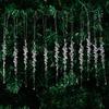 12Pcs Clear Acrylic Icicle Shape Pendant Christmas Tree Hanging Decorations For Holiday Tree and Store Window Display
