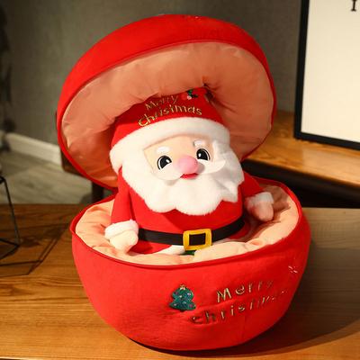 Christmas Present Santa Doll Plush Toy Tree Throw Pillow Apple Bag Little Elk Doll Snowman Doll