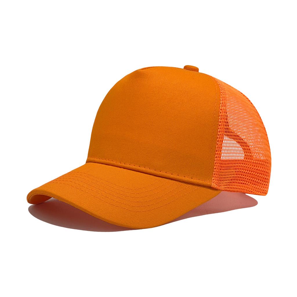 Solid Color Mesh Trucker Cap, Unisex Outdoor Breathable Baseball Cap, Available In Multiple Colors