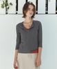Banwonateullie A3589 Essential Henley Neck T-Shirt_Charcoal