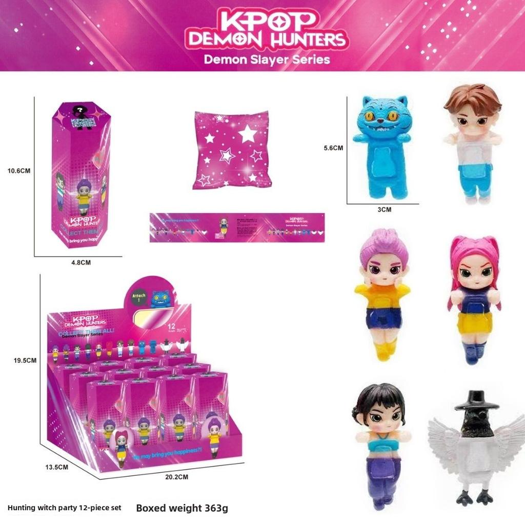 Sale Angel Blind Box Kpop Demon Hunters Anime Mini Figures Car Phone Ornaments Dolls Fans Toy for Children Birthday Gifts