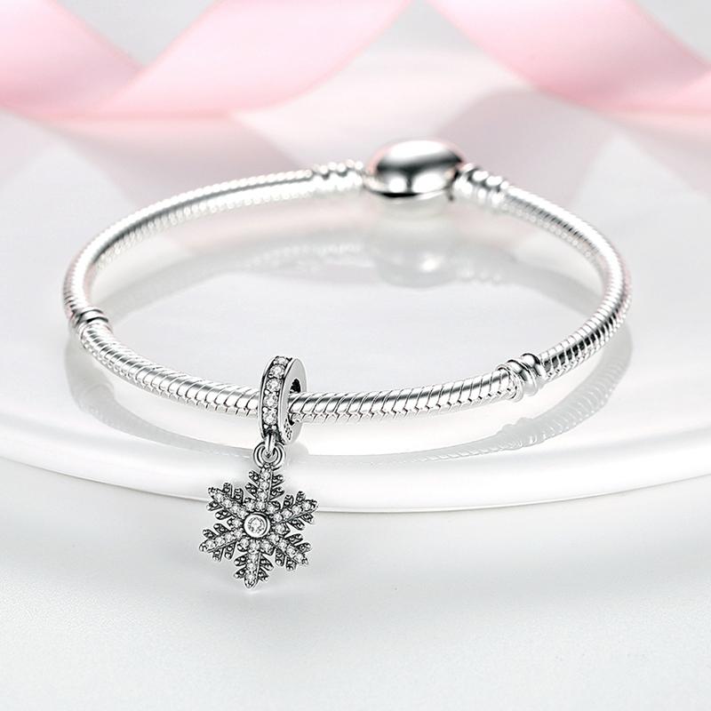 Fit Original 925 Silver Charms Beads Sparkling Butterfly Dog Owl Pendant For Women Bracelet Jewelry Gifts