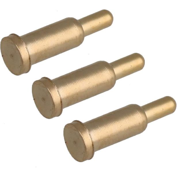 Mxfans Golden Plating Copper Spring Pogo Pins Probes 2mm Dia 6mm Height Pack of 100