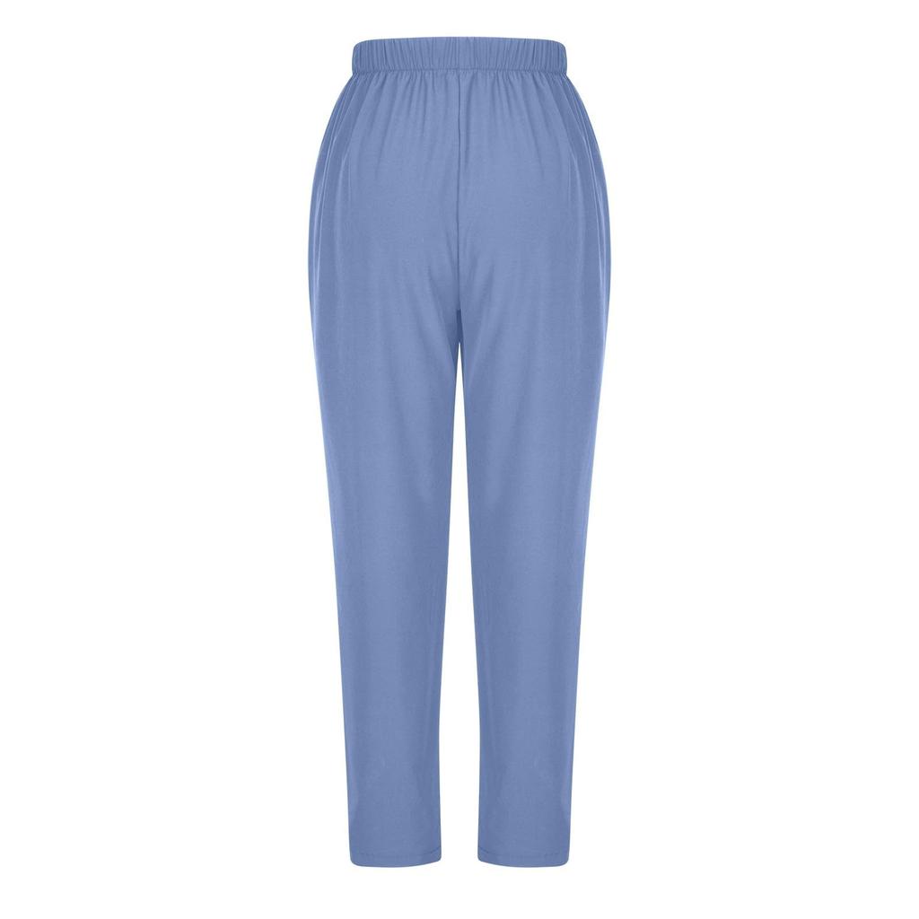 Soild Scrub Working Uniform Suit For Women's Cross V-Neck Short Sleeve Fun T-Shirts Workwear Tee With Pockets