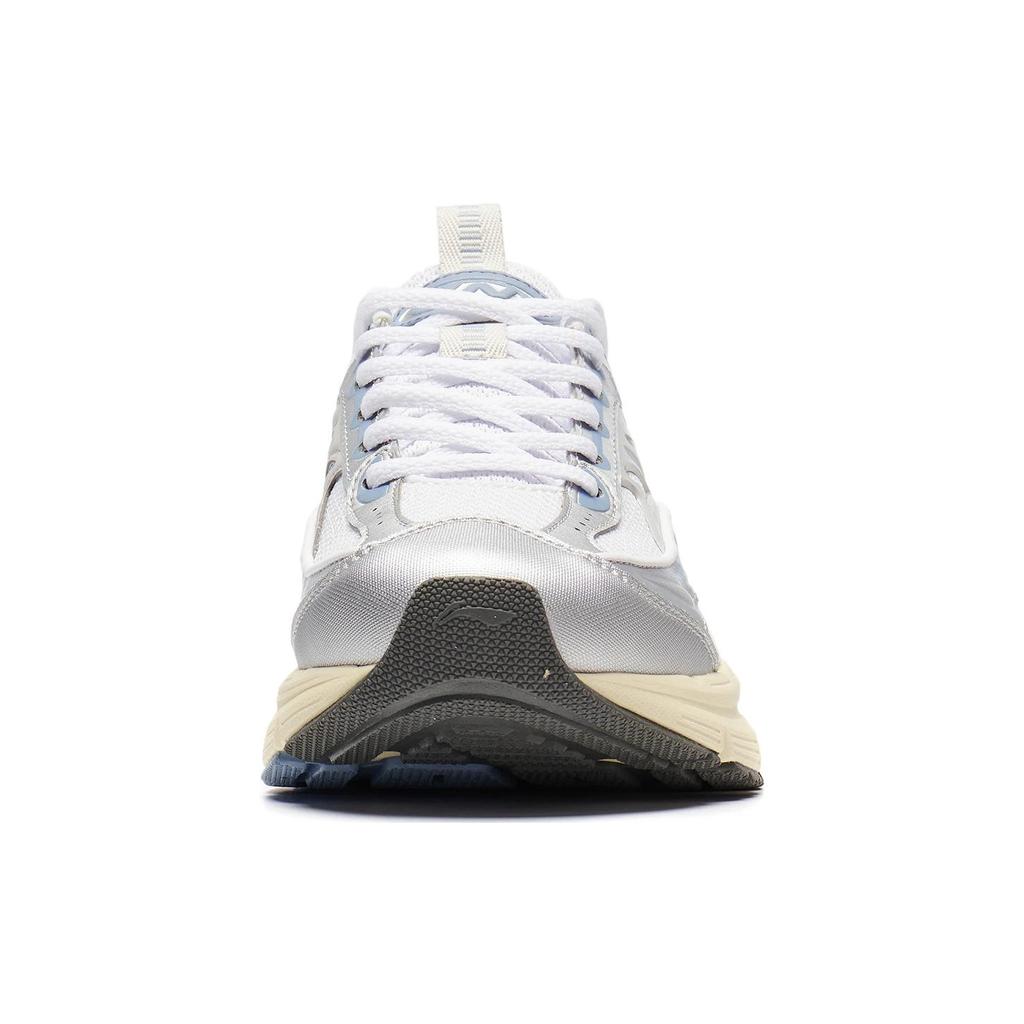 Li Ning Comet LITE Slip Resistant Abrasion Resistant Low Top Casual Shoes Women's White Silver AGCT236-2