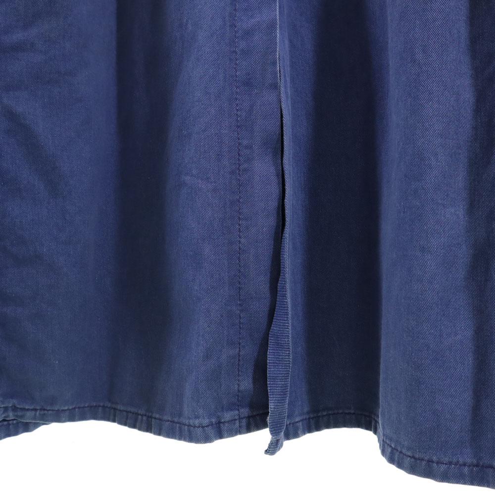 EURO WORK 70s vintage dungarees coat 48 blue Men's Used