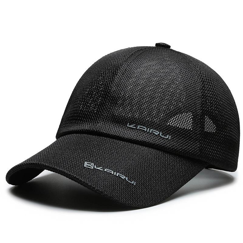 Șapcă de baseball cu protecție UV pentru exterior, Pălărie de pescuit de vară pentru bărbați, Șapcă tip șofer ultra-subțire din plasă respirabilă