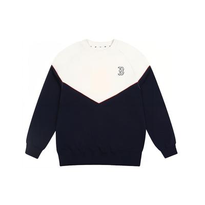 MLB Color Block American Style Sweatshirt Unisex Sweatshirt Navy-Blue 31MT0A041-43N