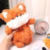 Forest Animal Pencil Case Cartoon Stationery Storage Bag Plush Pen Bag  Desktop Organizer