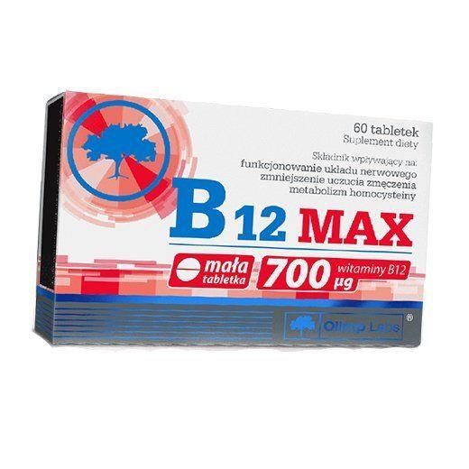 

Вітамін В12, Ціанокобаламін, B12 MAX, Olimp Nutrition (36283093) 60tab