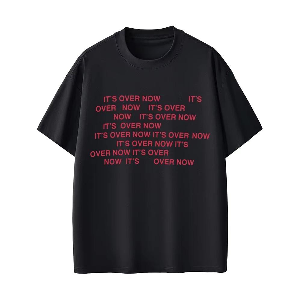 Everything I Wanted Its Over Now Merch Tshirt Men Women 2026 Fashion Pop Music T Shirts Male Casual Short Sleeve Top