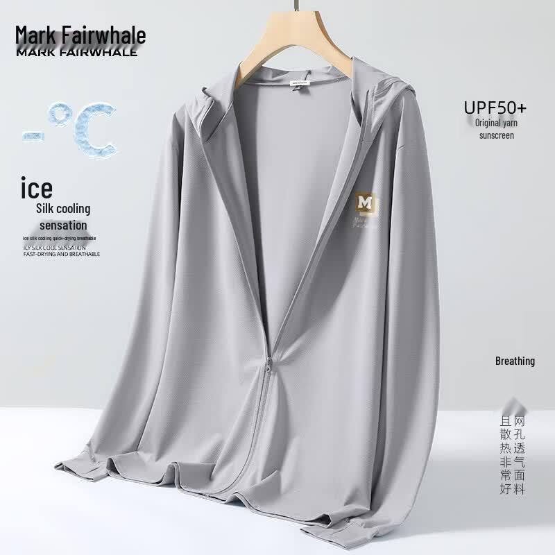 Mark Fairwhale Men s UPF50+ Ice Silk Sun Protection Hoodie L