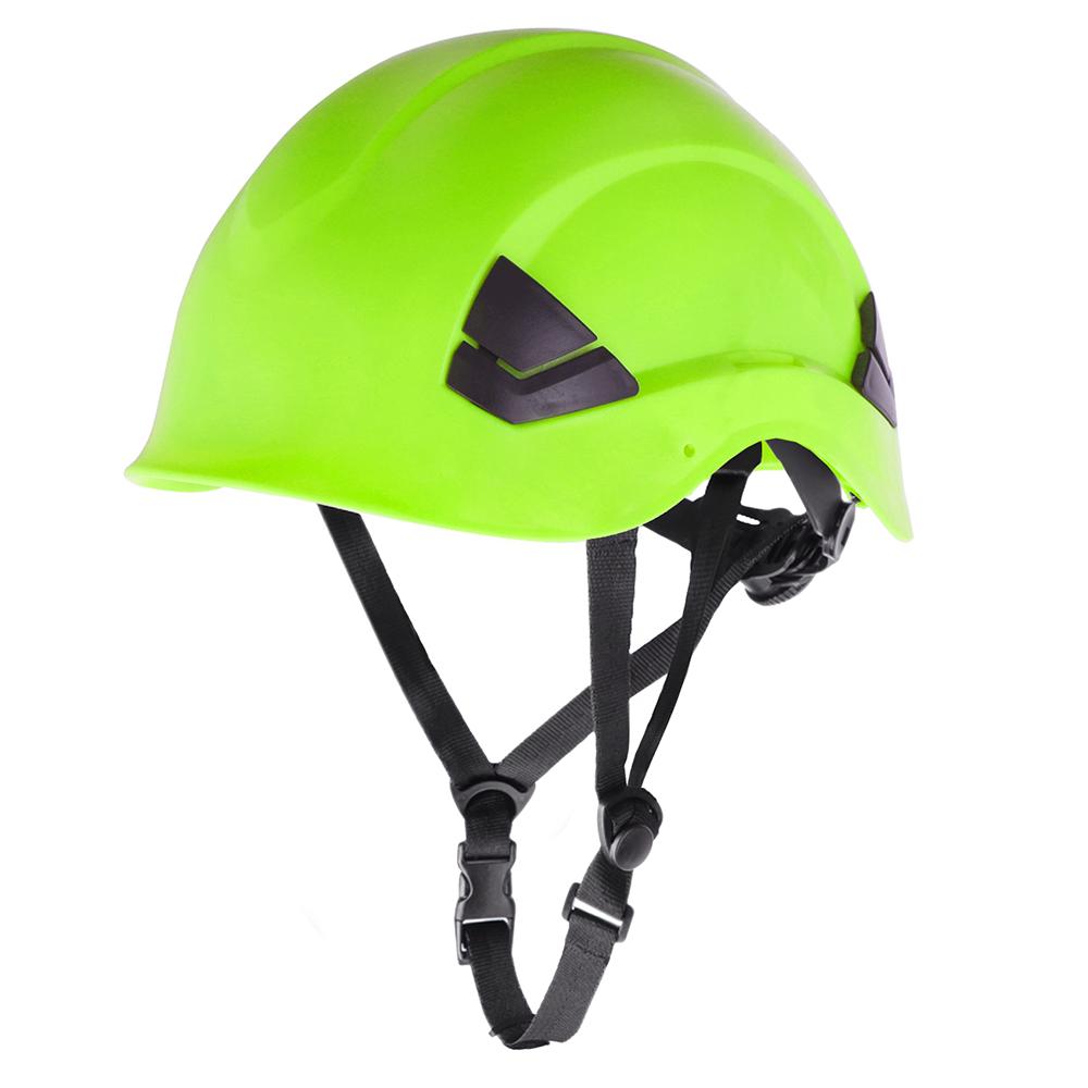 Przemysłowy hełm ochronny sallet neon