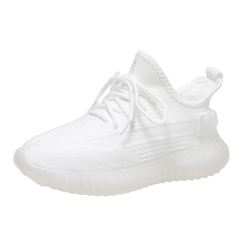 Flying Shoes Women's Spring New Breathable Student Korean Version Fashion Sports Shoes Casual Breathable Running Fitness Shoes
