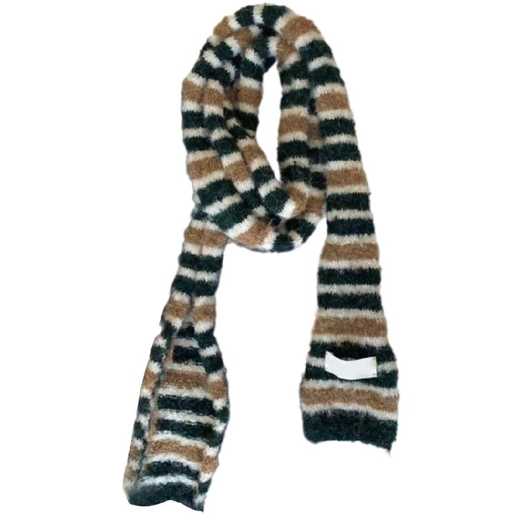 Women Skinny Scarf Thin Choker Knit Belt Long Tie Scarf Bag Handle Wrap