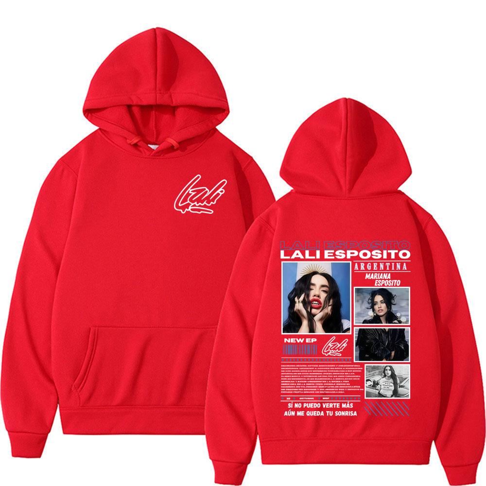 Singer Lali Esposito Asesina Album Tour 2025 Cover Hooded Sweatshirts Men Women Hip Hop Punk Hoodie Oversized Hoodies Streetwear